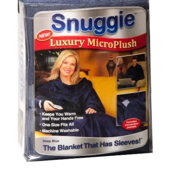 Snuggie Bedding Snuggie Luxury Microplush Blanket W Sleeves Pockets
